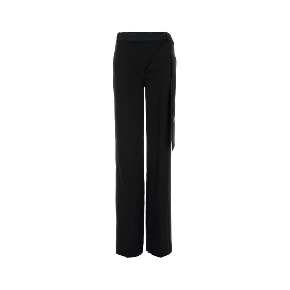 The Attico Women Black Wool Pant